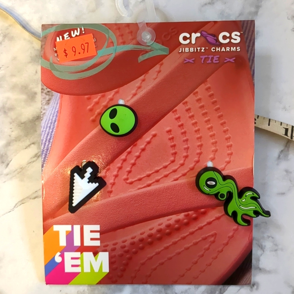 Crocs Jibbitz Charms Tie Aliens